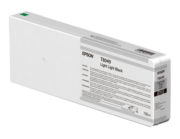 Epson T8049 light light sort blækpatron 700ml original Epson C13T804900