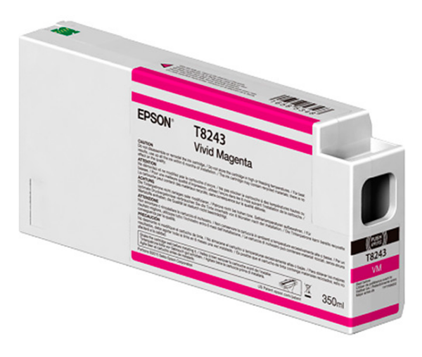 Epson T8243 vivid magenta blækpatron 350ml original Epson C13T824300