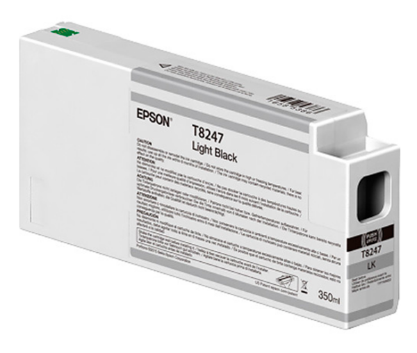 Epson T8247 light sort blækpatron 350ml original Epson C13T824700