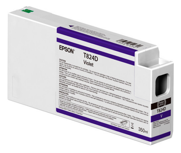 Epson T824D violet blækpatron 350ml original Epson C13T824D00