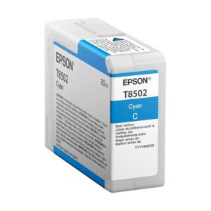 Epson T8502 cyan blækpatron 80ml original Epson C13T850200