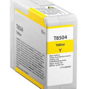 Epson T8504 gul blækpatron 80ml original Epson C13T850400