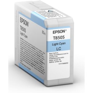 Epson T8505 lys cyan blækpatron 80ml original Epson C13T850500