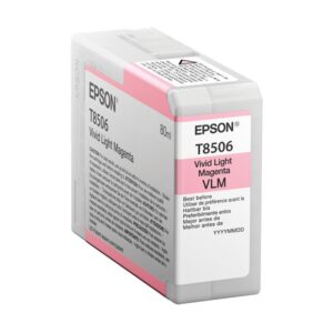 Epson T8506 lys magenta blækpatron 80ml original Epson C13T850600