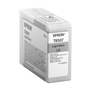 Epson T8507 lys sort blækpatron 80ml original Epson C13T850700