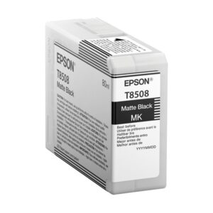 Epson T8508 mat sort blækpatron 80ml original Epson C13T850800