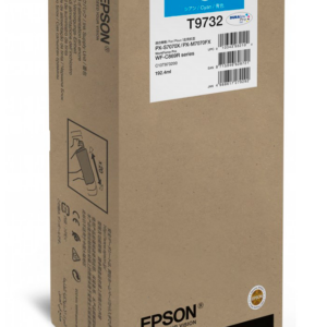 Epson T9732 XL cyan blækpatron 192,4ml original C13T973200
