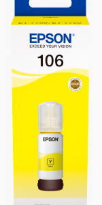 Epson 106 gul blækrefill 70ml original C13T00R440
