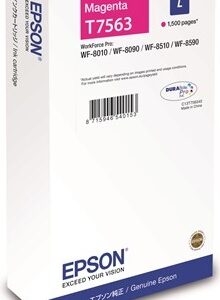 Epson T7563 magenta blækpatron 14ml original Epson C13T756340