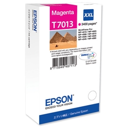 Epson T7013 magenta blækpatron XXL 34,2ml original Epson C13T70134010