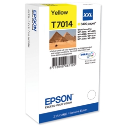 Epson T7014 gul blækpatron XXL 34,2ml original Epson C13T70144010