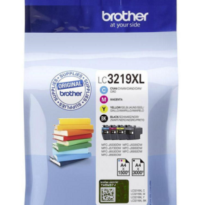 Multipack! Brother LC3219XL BK/C/M/Y blækpatron 7.500 sider original LC3219XLVALDR