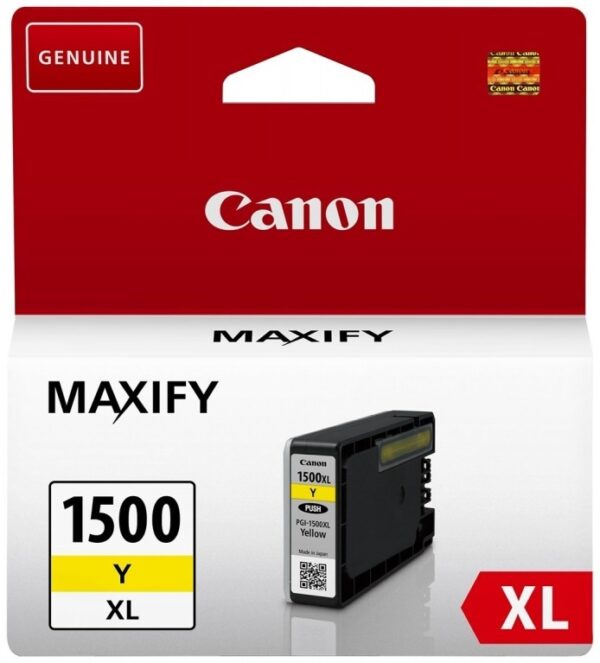 Canon PGI-1500XL gul blækpatron 12ml original Canon PGI 1500XL Y