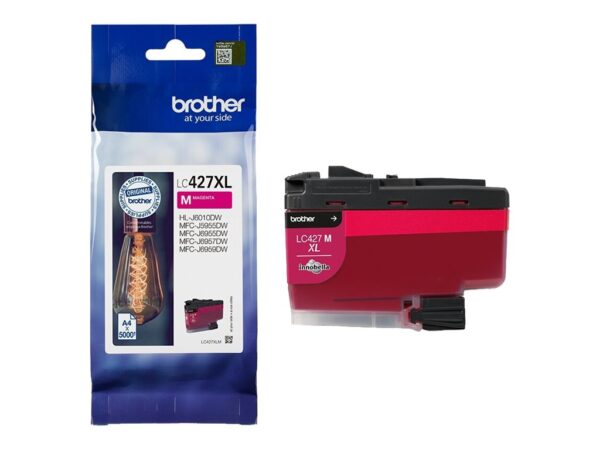 Brother LC 427XLM Magenta original blækpatron 5000 sider